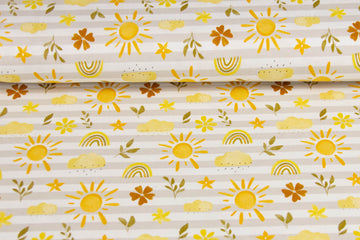 Jersey "Sonne und Regen", Fräulein von Julie, weiß, FVJ-3612, 0,5 m